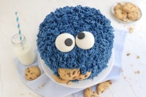 Rezept Krümelmonster als Geburtstagskuchen