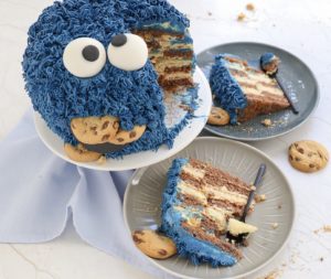 Rezept Krümelmonster als Geburtstagskuchen