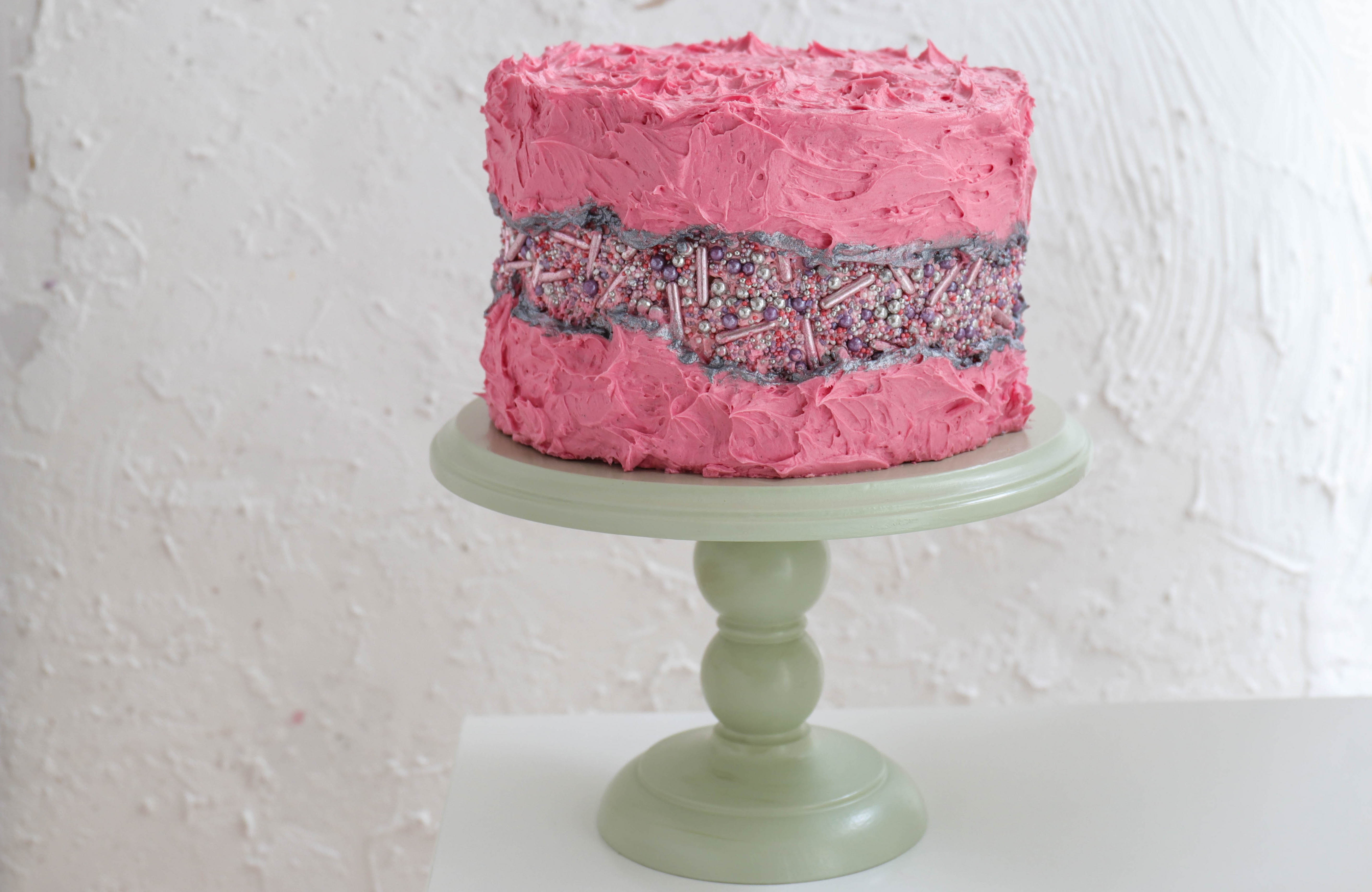 Sprinkle Fault Line Cake, der neue Tortentrend
