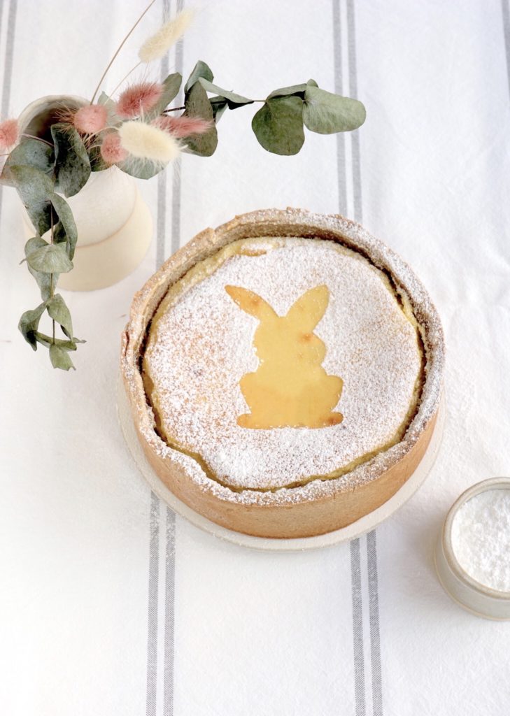 Rezept für Käsekuchen mit Quark und Mürbeteig