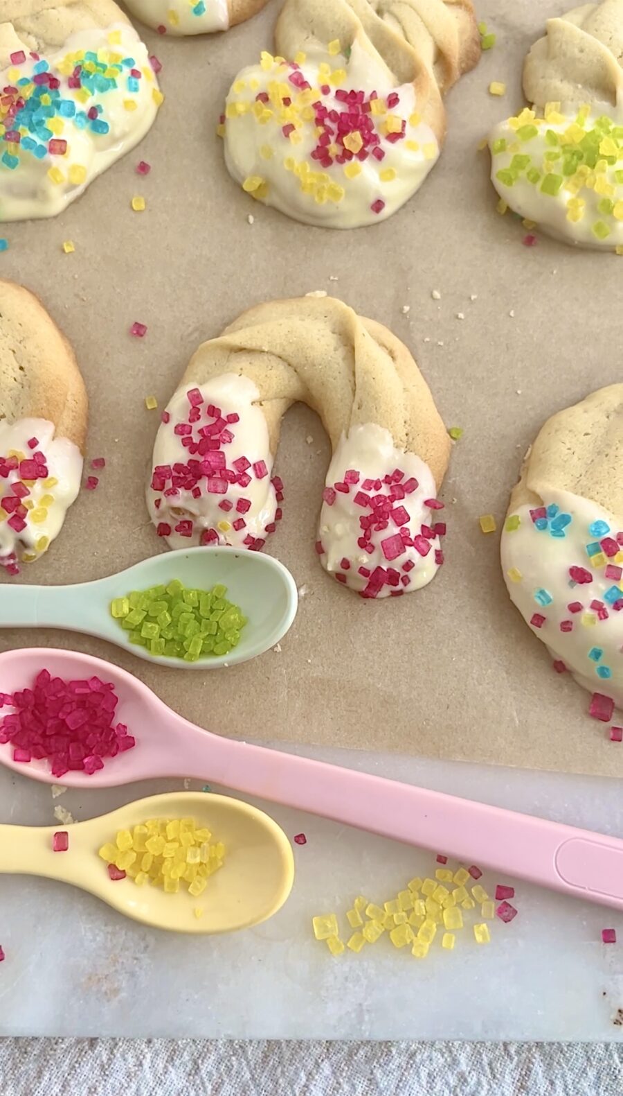 Werbung | Rezept für kunterbuntes Spritzgebäck - Mein Keksdesign